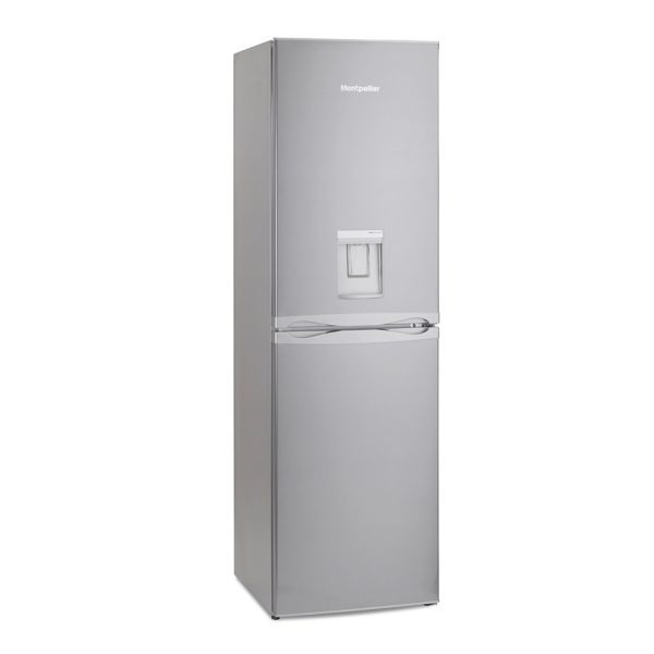 Montpellier MFF185DX 50/50 Frost Free Fridge Freezer in Inox with Water Dispenser 4