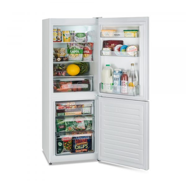 Montpellier MS155W Low Frost Fridge Freezer in White 3