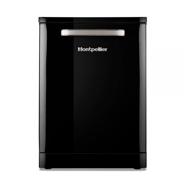 Montpellier MAB1353DK 60cm Retro Dishwasher in Black 1