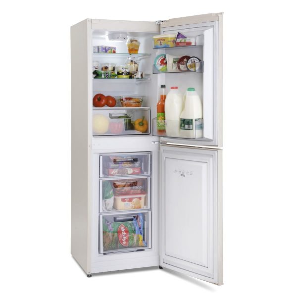 Montpellier MAB145C Retro Fridge Freezer in Cream 2