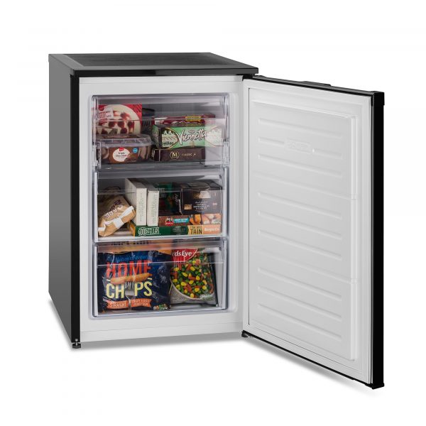 Montpellier MZF54BK Undercounter Freezer in Black 2