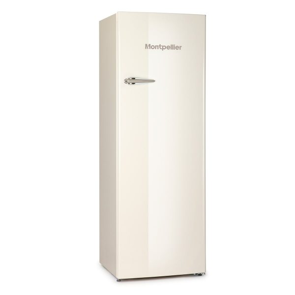 Montpellier MAB341C Retro Fridge with Ice Box in Cream 1