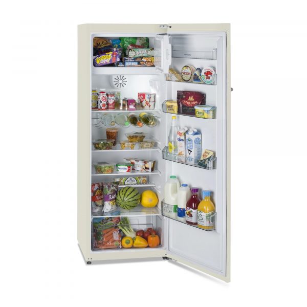 Montpellier MAB341C Retro Fridge with Ice Box in Cream 2