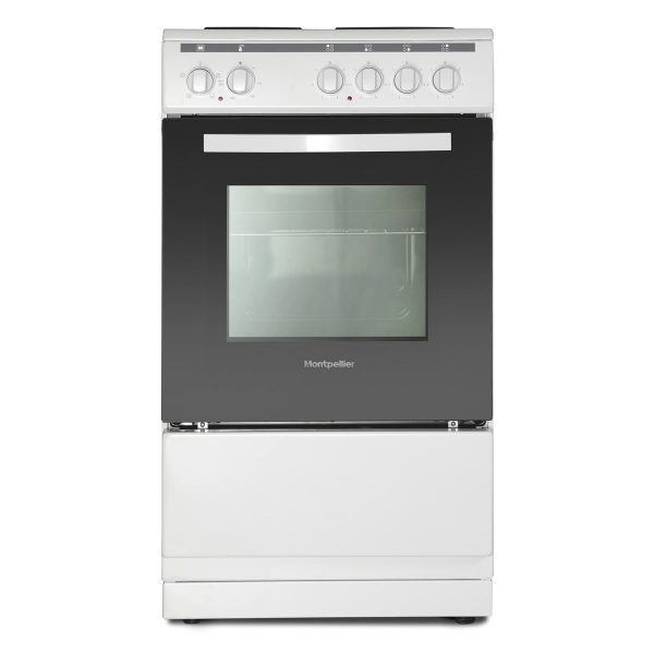 Montpellier MSE46W 50cm Electric Cooker in White 1