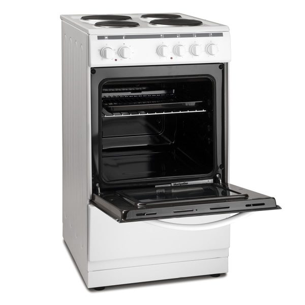 Montpellier MSE46W 50cm Electric Cooker in White 2