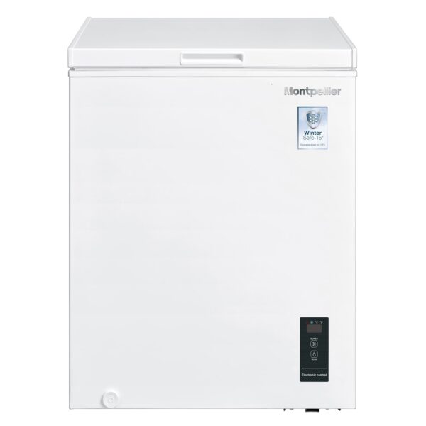 Montpellier MCF140WLED 142 Litre Chest Freezer 1