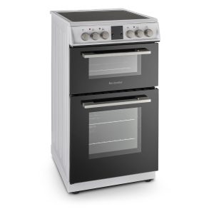 Montpellier MDOC50FW 50cm Double Ceramic Cooker in White