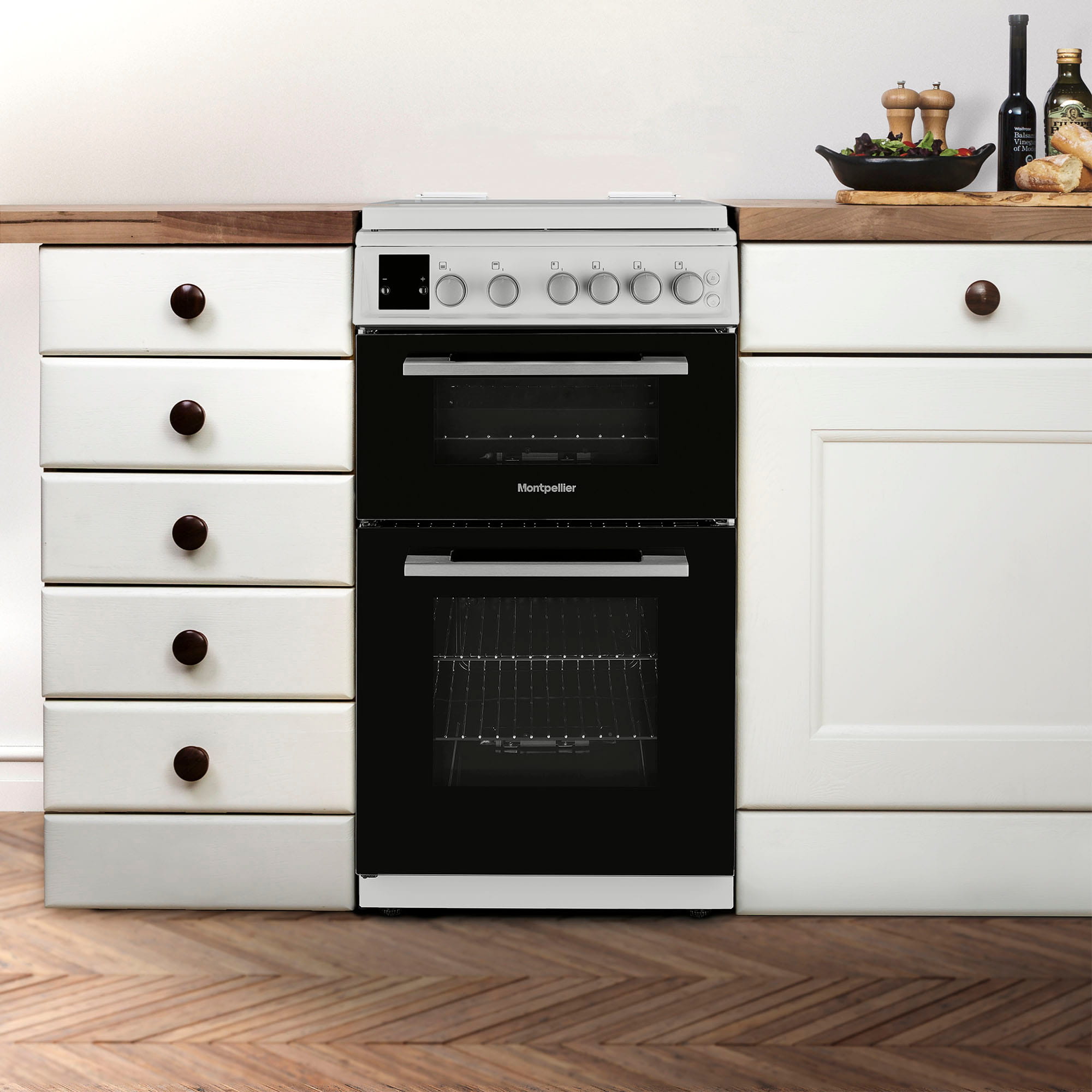 Montpellier MDOG50LS 50cm Double Gas Cooker in Silver 2 Montpellier MDOG50LS 50cm Double Gas Cooker in Silver - Image 2