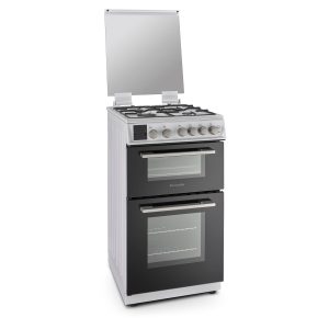 Montpellier MDOG50LW 50cm Double Gas Cooker in White