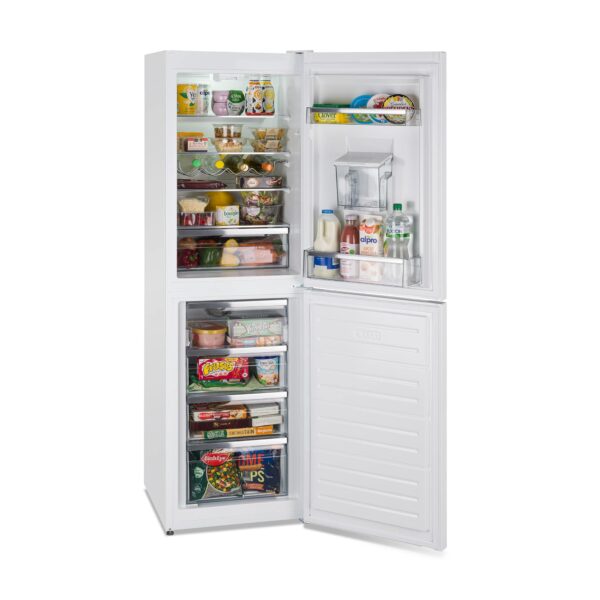 Montpellier MFF185DW 50/50 Frost Free Fridge Freezer in White with Water Dispenser 2