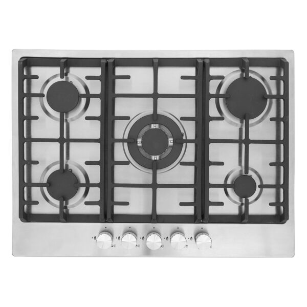 Montpellier MGH75CX 70cm Stainless Steel Gas Hob 1