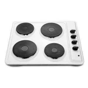 Montpellier SP601W Solid Plate Hob in White