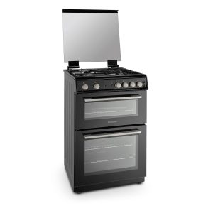 Montpellier MDOG60LK 60cm Double Gas Cooker in Black