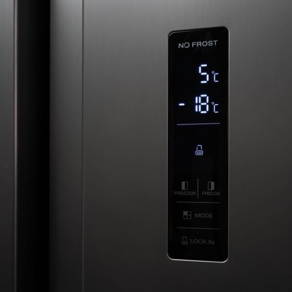 Montpellier MSBS442X American Style Side by Side Fridge Freezer in Inox 3