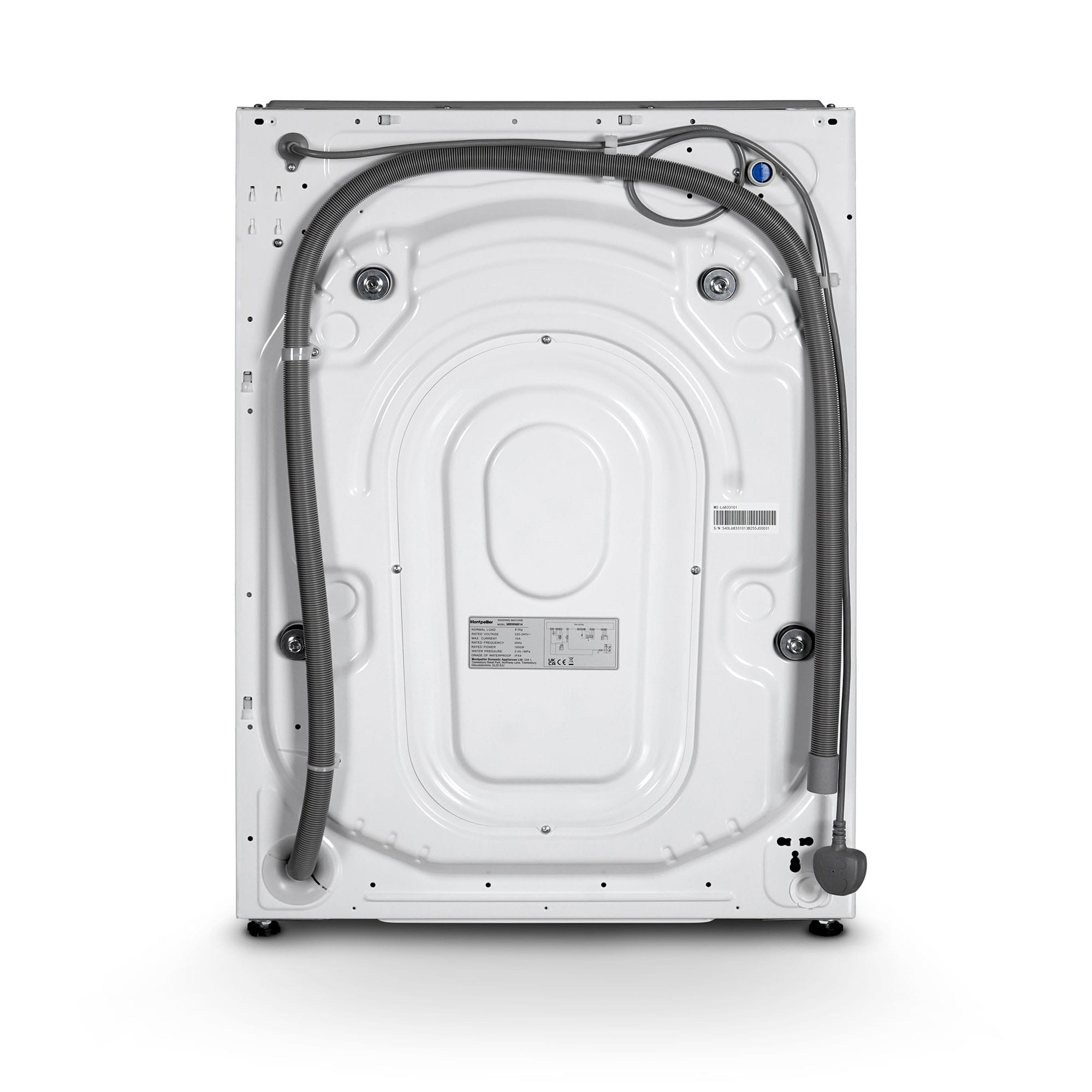 Montpellier MBIWM814 8Kg Integrated Washing Machine 4 Montpellier MBIWM814 8Kg Integrated Washing Machine - Image 4