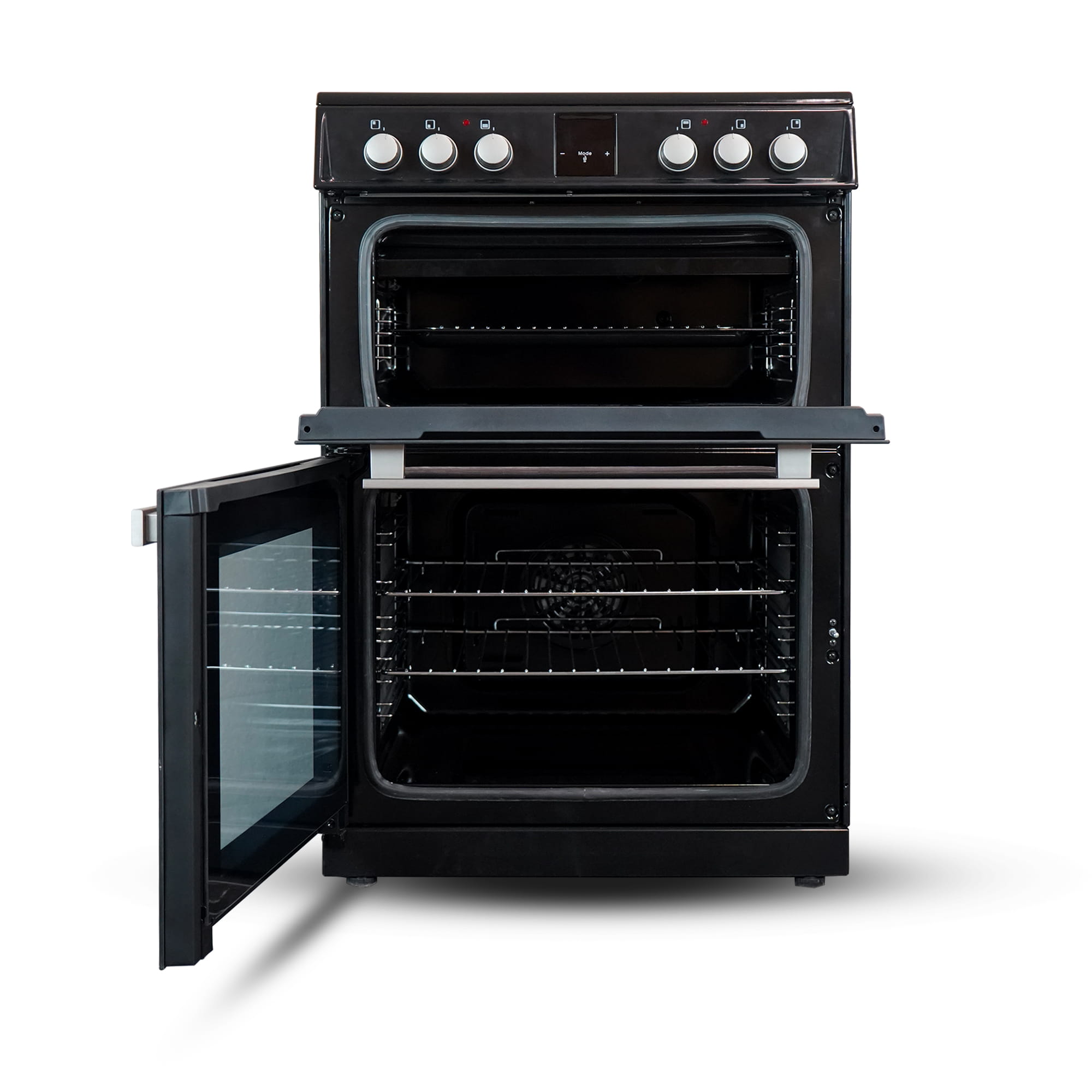 Montpellier MDOI60FK 60cm Induction Double Cooker in Black 2 Montpellier MDOI60FK 60cm Induction Double Cooker in Black - Image 2