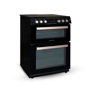 Montpellier MDOI60FK 60cm Induction Double Cooker in Black