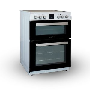 Montpellier MDOI60FK 60cm Induction Double Cooker in White