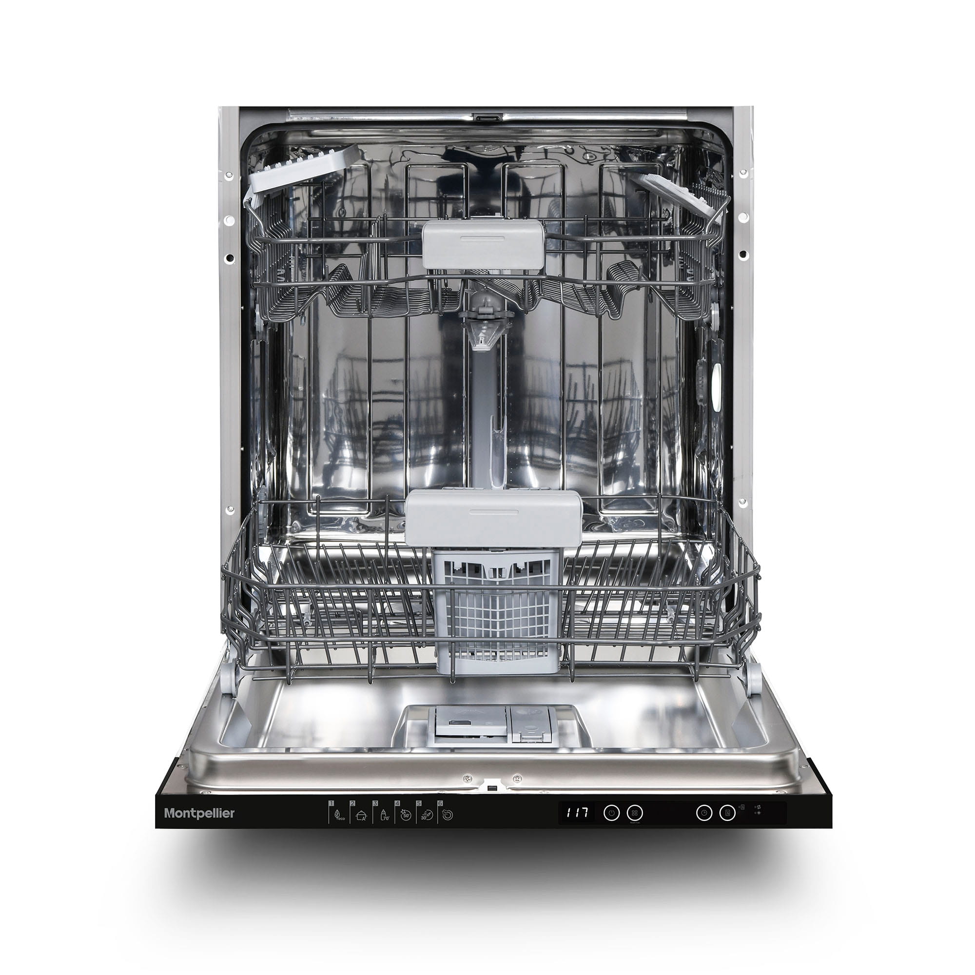 Montpellier MDWBID6064 Fullsize 60cm Integrated Dishwasher 2 Montpellier MDWBID6064 Fullsize 60cm Integrated Dishwasher - Image 2