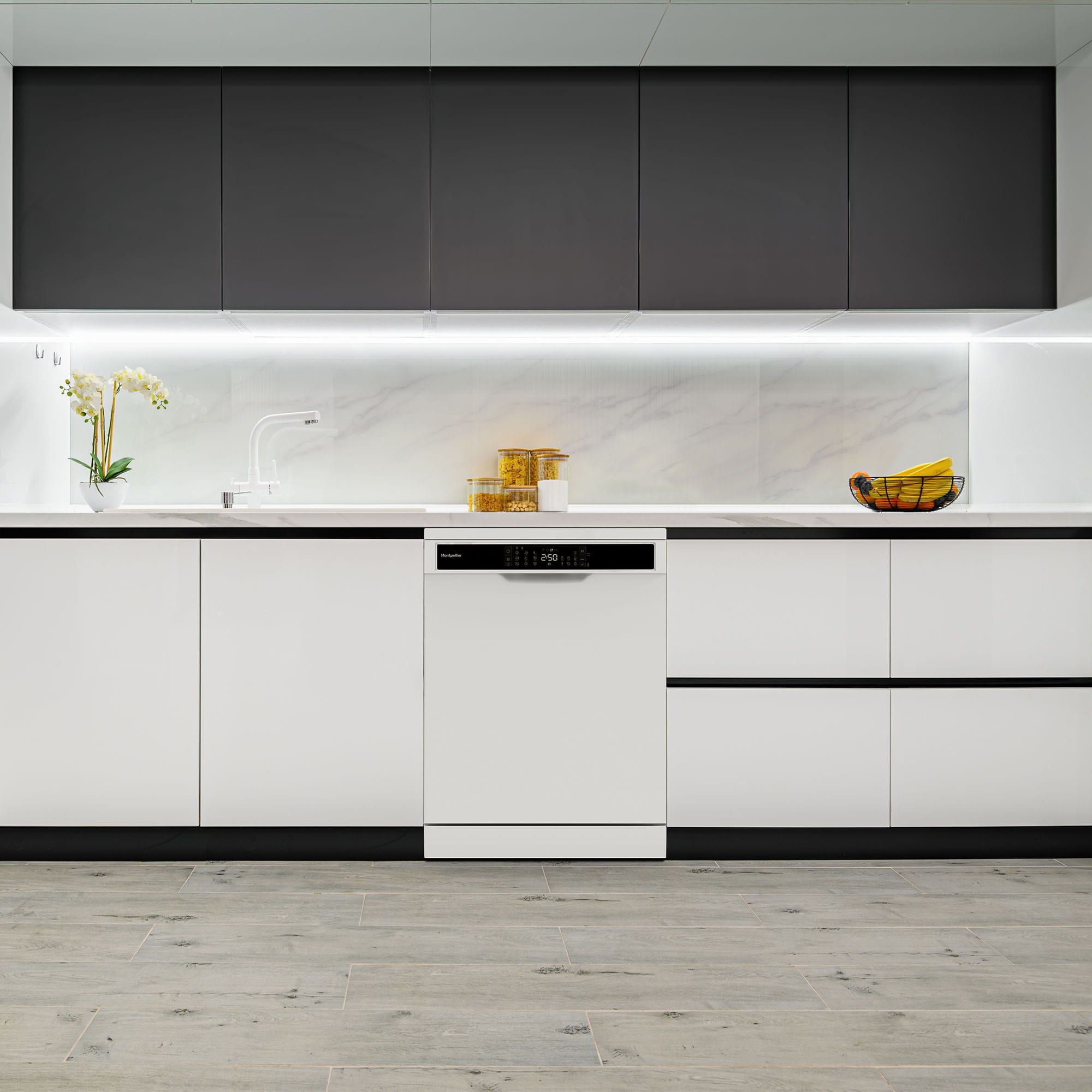 Montpellier MDWC1496W 60cm Freestanding Dishwasher in White 6 Montpellier MDWC1496W 60cm Freestanding Dishwasher in White - Image 6