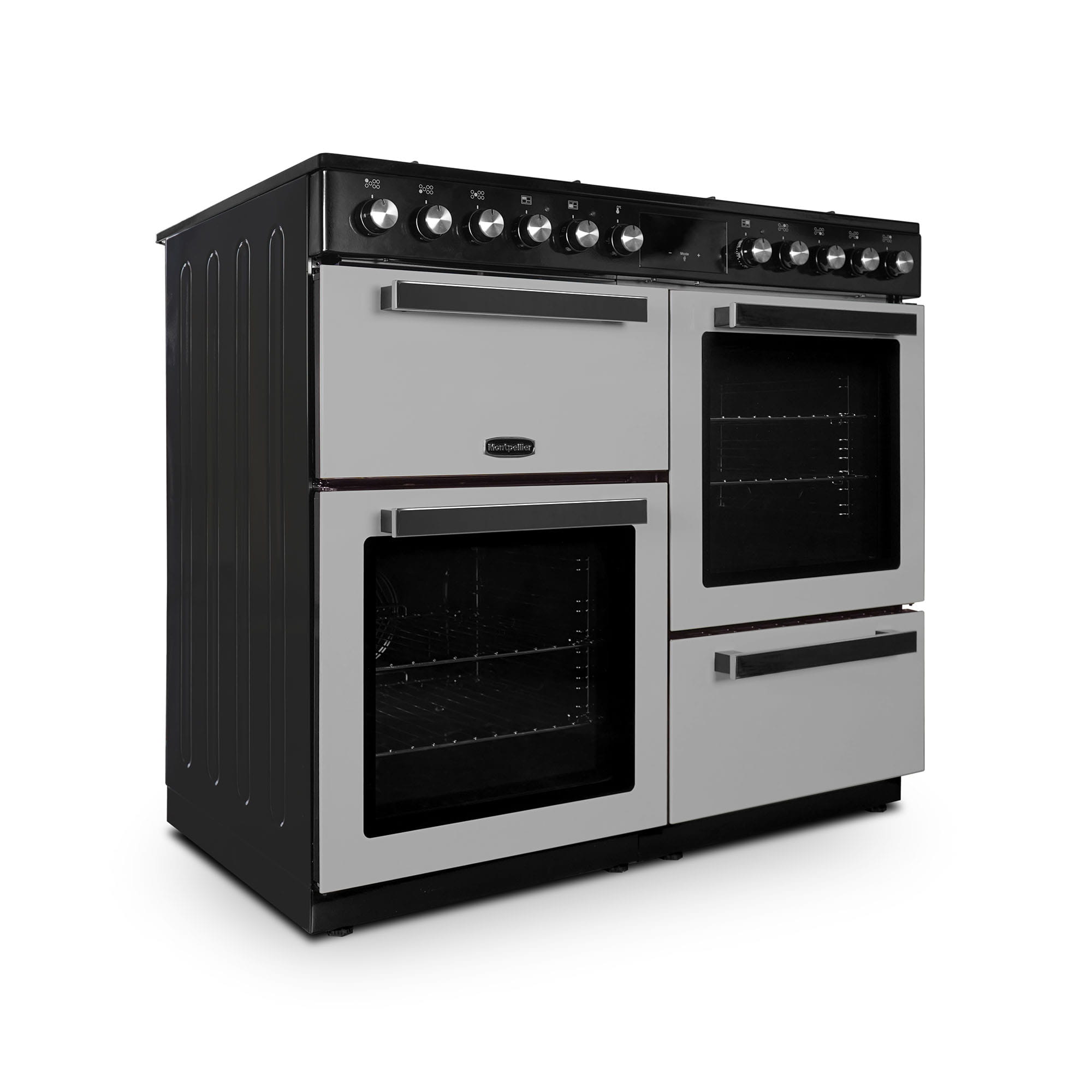 Montpellier MDFRC100X Dual Fuel Range Cooker in Inox 1 Montpellier MDFRC100X Dual Fuel Range Cooker in Inox