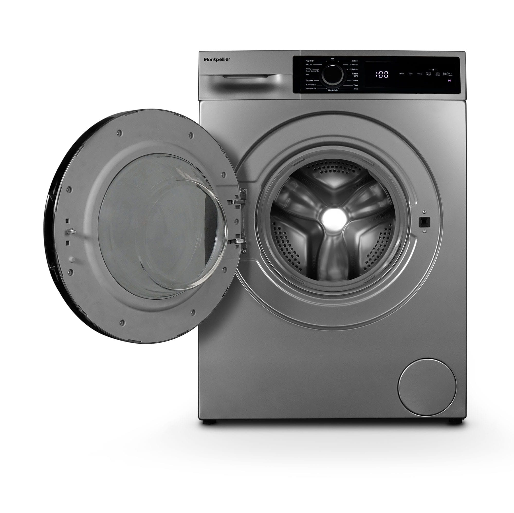 Montpellier MWM814BLS 8Kg Washing Machine in Silver 2 Montpellier MWM814BLS 8Kg Washing Machine in Silver - Image 2