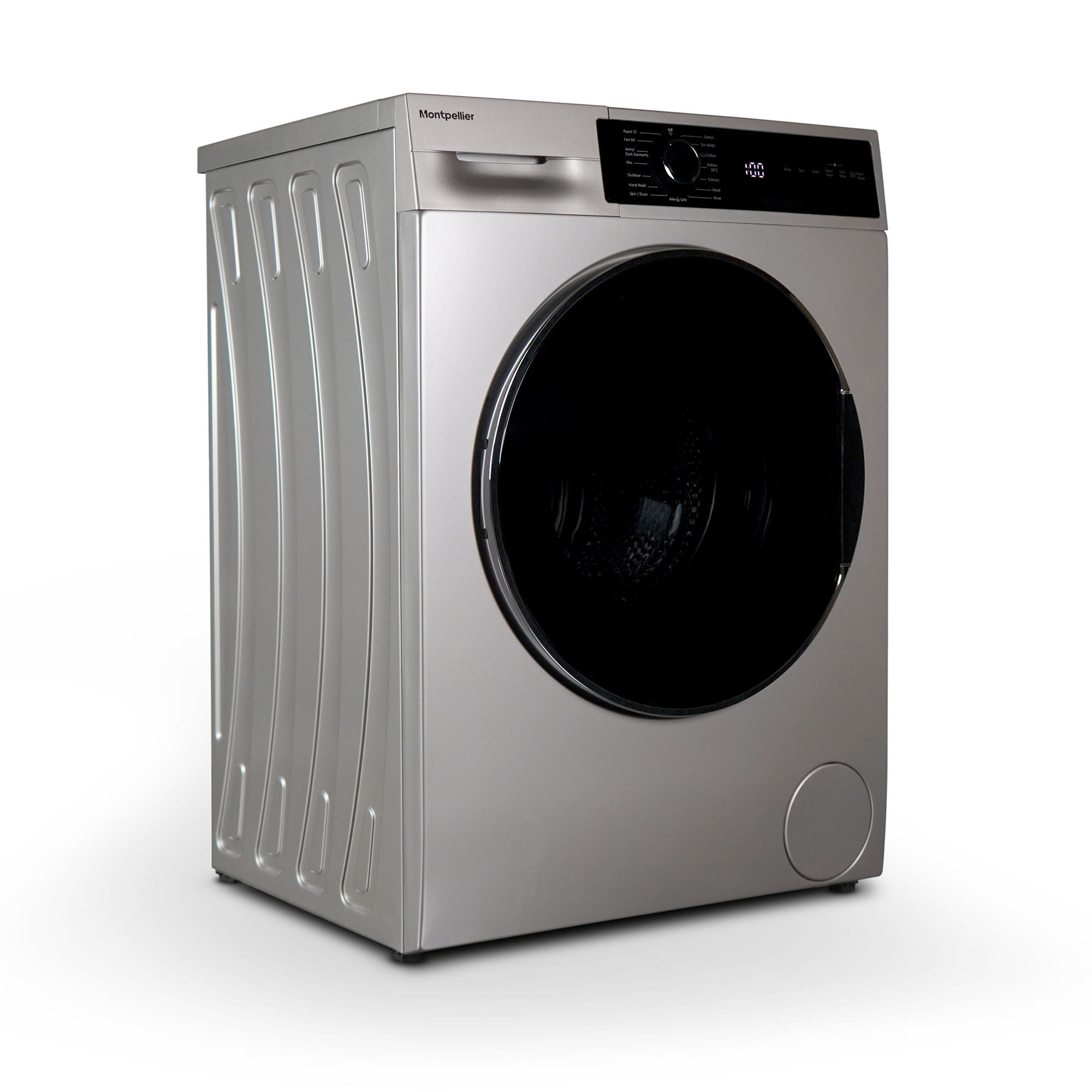 Montpellier MWM814BLS 8Kg Washing Machine in Silver 1 Montpellier MWM814BLS 8Kg Washing Machine in Silver